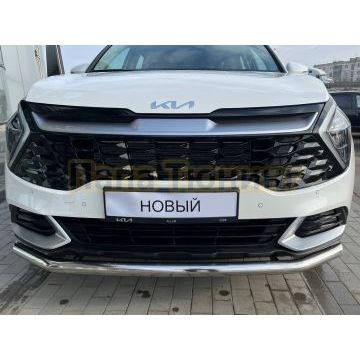 Защита переднего бампера d60 Папа Тюнинг для Kia Sportage 5 2022- комплектация GT-Line (кроме комплектации Style и X-Line)