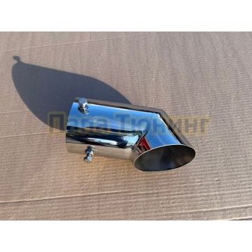 Насадка на глушитель d102 Папа Тюнинг для Toyota Land Cruiser 200 2015-2018