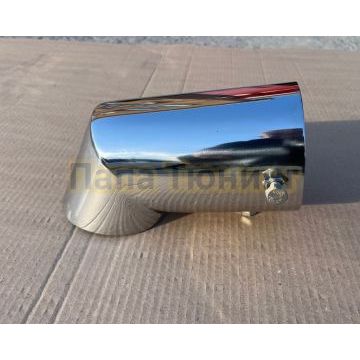 Насадка на глушитель d102 Папа Тюнинг для Toyota Land Cruiser 200 2013-2015