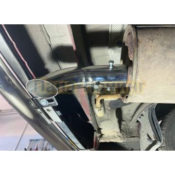 Насадка на глушитель d53 для Lada Largus 2012- Насадка на глушитель d53 для Lada Largus 2012-