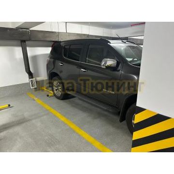 Пороги алюминиевые "Optima Grafit" 1800 графитовые Chevrolet TRAILBLAZER (2012-2016)