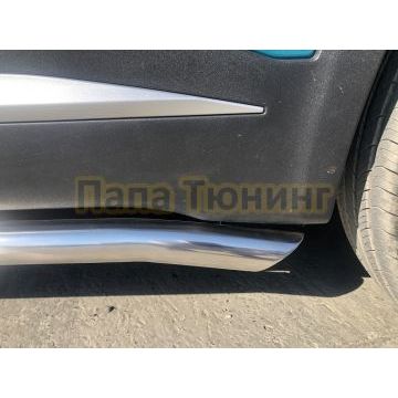 Защита штатного порога труба Папа Тюнинг d60 для Chery Tiggo 7L 2025-