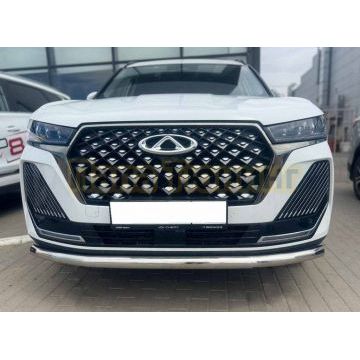 Защита переднего бампера Папа Тюнинг d60 для Chery Tiggo 7 Pro Max 2024-