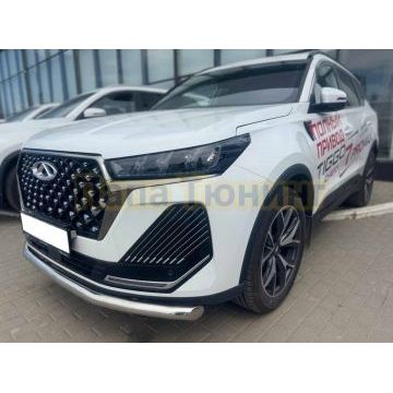 Защита переднего бампера Папа Тюнинг d60 для Chery Tiggo 7 Pro Max 2024-