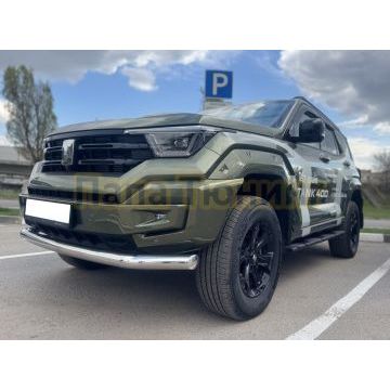 Защита переднего бампера Папа Тюнинг d76 для TANK 400 2023-