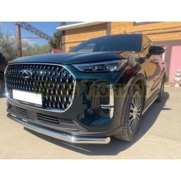 Защита переднего бампера Папа Тюнинг d60 для CHERY Tiggo 9 2024-