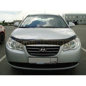 Дефлектор капота SIM для Hyundai Elantra 2006-2010