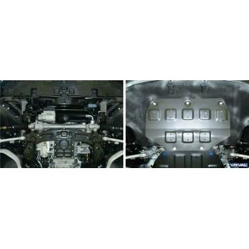 Защита картера алюминий 4 мм Rival для Genesis G80; V - 2.0; полный привод; Часть 1 2017-/Genesis G90; V - 3.3; полный привод; Часть 1 2018-/Genesis G90; V - 3.3; полный привод; Часть 1 2016-2019/Hyundai Genesis, V - 3.0; 3.8; полный привод; Часть 1 2014-2017