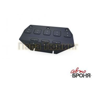 Защита картера сталь АвтоБроня для Genesis G80; V - 2.0; полный привод; Часть 1 2017-/Genesis G90; V - 3,3; полный привод; Часть 1 2016-2019/Genesis G90; V - 3,3; полный привод; Часть 1 2018-/Hyundai Genesis, V - 3.0; 3.8; полный привод; Часть 1 2014-2017