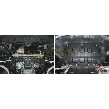 Защита картера сталь АвтоБроня для Genesis G80; V - 2.0; полный привод; Часть 1 2017-/Genesis G90; V - 3,3; полный привод; Часть 1 2016-2019/Genesis G90; V - 3,3; полный привод; Часть 1 2018-/Hyundai Genesis, V - 3.0; 3.8; полный привод; Часть 1 2014-2017
