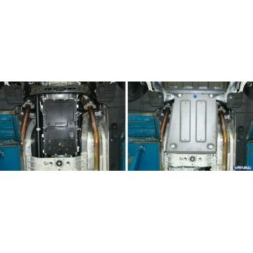 Защита КПП алюминий 4 мм Rival для Genesis G80; V - 2.0; полный привод 2017-/Genesis G90; V - 3,3; полный привод 2018-/Genesis G90; V - 3,3; полный привод 2016-2019/Hyundai Genesis, V - 3.0; 3.8; полный привод 2014-2017