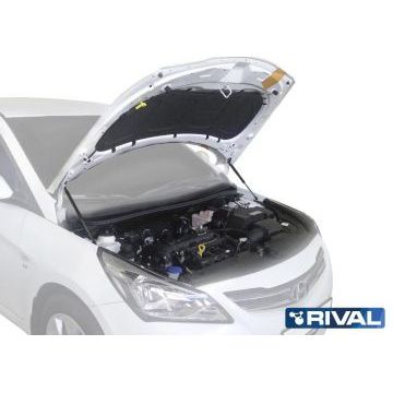 Упоры капота Rival 2 штуки для Hyundai Solaris 2010-2017