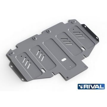 Защита картера и радиатора Rival алюминий 4 мм для Hyundai H1 Starex 2007-2019