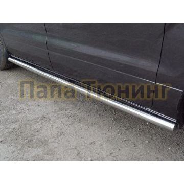 Пороги труба 60 мм ТСС для Hyundai H-1 Starex 2019- Пороги труба 60 мм ТСС для Hyundai H-1 Starex 2019-