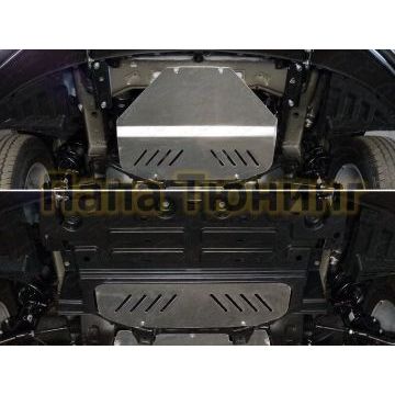 Защита картера алюминий 4 мм ТСС для Hyundai H-1 Starex 2018- Защита картера алюминий 4 мм ТСС для Hyundai H-1 Starex 2018-