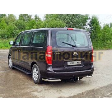 Защита задняя уголки 60 мм ТСС для Hyundai H-1 Starex 2019- Защита задняя уголки 60 мм ТСС для Hyundai H-1 Starex 2019-