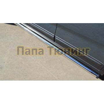 Пороги труба d57 вариант 2 РусСталь для Hyundai H-1 Starex 2007-2018