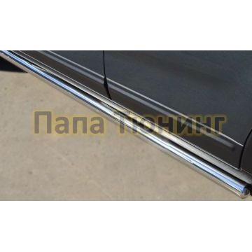 Пороги труба d57 вариант 3 РусСталь для Hyundai H-1 Starex 2007-2018