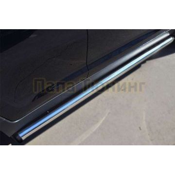 Пороги труба d76 вариант 2 РусСталь для Nissan Murano 2008-2010