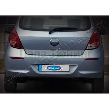 Накладка над номером на дверь багажника Omsa_Line для Hyundai i20 2014-2019 Накладка над номером на дверь багажника Omsa_Line для Hyundai i20 2014-2019