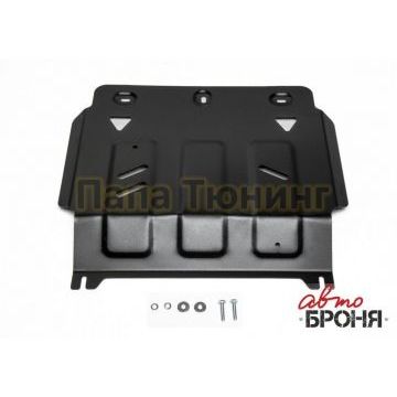 Защита картера Автоброня для 2,4D и 3,0 сталь 2 мм для Mitsubishi L200/Pajero Sport/Fiat Fullback 2015-2019