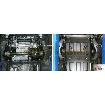 Защита картера Автоброня для 2,4D и 3,0 сталь 2 мм для Mitsubishi L200/Pajero Sport/Fiat Fullback 2015-2019