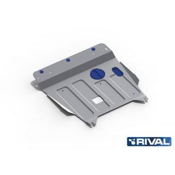 Защита картера и КПП Rival для 1,2/1,4/1,6 алюминий 4 мм для Hyundai i20 2008-2012