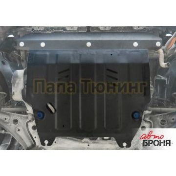 Защита картера и КПП Автоброня для 1,6 и 2,0 сталь 2 мм для Ford Ecosport 2014-2019