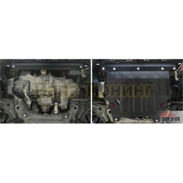 Защита картера и КПП Автоброня для 1,6 и 2,0 сталь 2 мм для Ford Ecosport 2014-2019