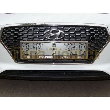 Рамка номерного знака комплект ТСС для Hyundai i30 2007-2019