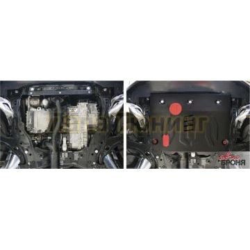 Защита картера и КПП Автоброня для 3,5 сталь 2 мм для Ford Edge 2013-2015