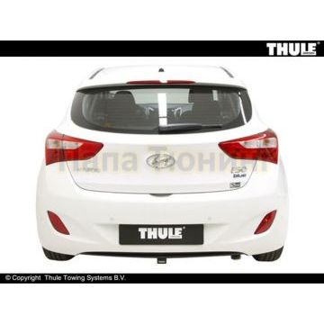 Фаркоп Brink шар BMA съёмный на хетчбек для Hyundai i30 2012-2017