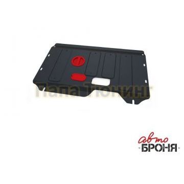 Защита картера + КПП АвтоБРОНЯ сталь 2 мм для Ford Transit, V - 2.2d; передний привод 2014-