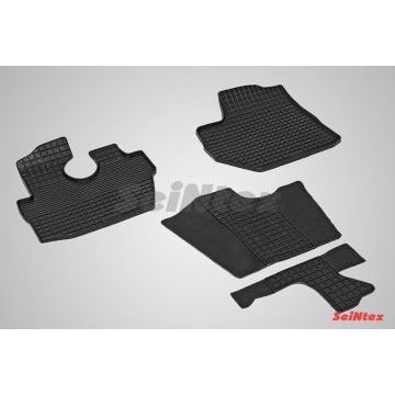 Коврики резиновые Seintex с рисунком Сетка для Hyundai Porter 2007-2019