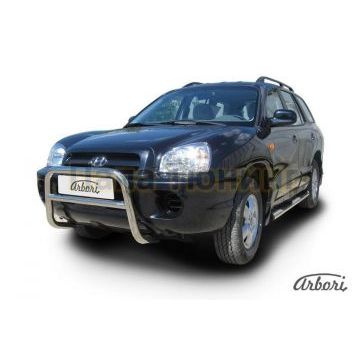 Кенгурин низкий 57 мм Slitkoff для Hyundai Santa Fe Classic 2000-2012 Кенгурин низкий 57 мм Slitkoff для Hyundai Santa Fe Classic 2000-2012
