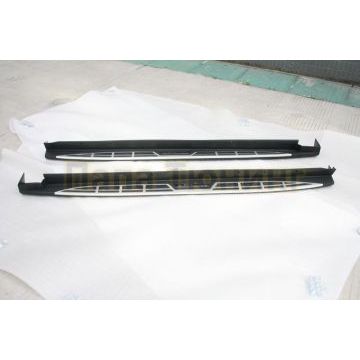 Пороги алюминевые Mobis-style OEM Tuning для Hyundai Grand Santa Fe 2014-