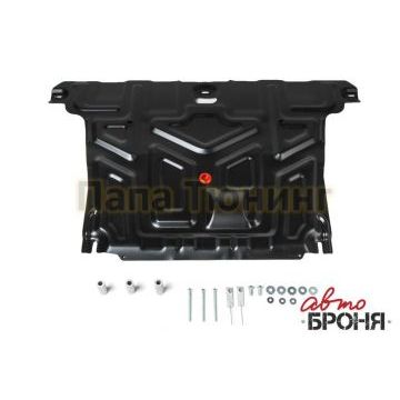 Защита картера и КПП Автоброня для 1,6 и 2,0 сталь 2 мм для Hyundai Creta 2016-2021