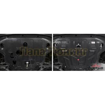 Защита картера и КПП Автоброня для 1,6 и 2,0 сталь 2 мм для Hyundai Creta 2016-2021