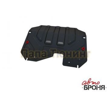 Защита картера + КПП сталь 2 мм АвтоБРОНЯ для Hyundai ix35, V - все; Увеличенная 2010-2015/Kia Sportage, V - все; Увеличенная 2010-2016