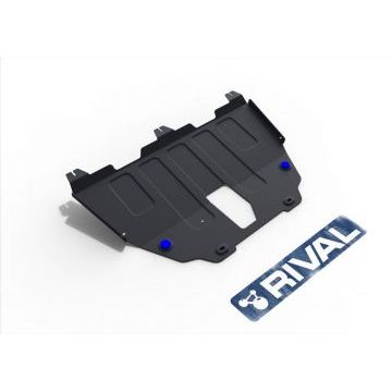 Защита картера Rival для 1,4T сталь 2 мм на 4х4 для Jeep Renegade 2015-