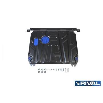 Защита картера + КПП Rival сталь 2 мм для Kia Rio, V - все 2011-2017