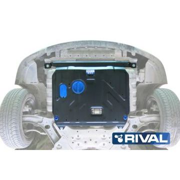 Защита картера + КПП Rival сталь 2 мм для Kia Rio, V - все 2011-2017