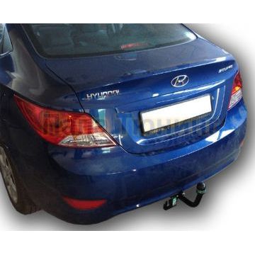 Фаркоп Лидер-Плюс для Hyundai Solaris/Kia Rio 2010-2017