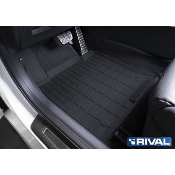 Литьевые коврики салона Rival для Kia Optima 2016-/Hyundai Sonata 2017-2019