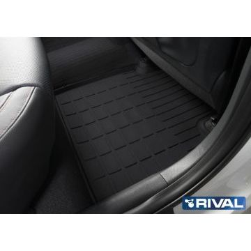 Литьевые коврики салона Rival для Kia Optima 2016-/Hyundai Sonata 2017-2019