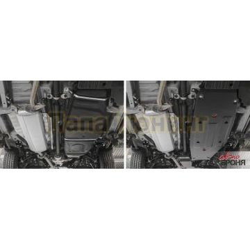 Защита топливного бака сталь 2 мм АвтоБРОНЯ для Lexus NX 200, V - 2.0 (150л.с.) 2014-2017/Lexus NX 200t, V - 2.0 (238л.с.) 2014-2017/Toyota Rav4, V - 2.0; 2.5; 2.2d; Привод - все 2013-2015/Toyota Rav4, V - 2.0; 2.5; 2.2d; Привод - все 2015-2019