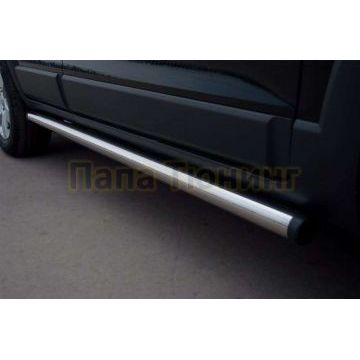 Пороги труба d76 вариант 2 РусСталь для Infiniti FX35/37/50 2008-2014