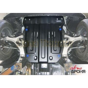 Защита картера сталь 2 мм АвтоБРОНЯ для Porsche Cayenne, V - 3.0d; 4.1d; 4.8T 2014-2018/Porsche Cayenne, V - 3.0d; 4.8T 2010-2014/Volkswagen Touareg, V - 3.0d (204л.с.); 3.6 2014-2018/Volkswagen Touareg, V - 3.0d; 3.6 2010-2014