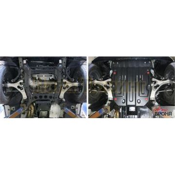 Защита картера сталь 2 мм АвтоБРОНЯ для Porsche Cayenne, V - 3.0d; 4.1d; 4.8T 2014-2018/Porsche Cayenne, V - 3.0d; 4.8T 2010-2014/Volkswagen Touareg, V - 3.0d (204л.с.); 3.6 2014-2018/Volkswagen Touareg, V - 3.0d; 3.6 2010-2014