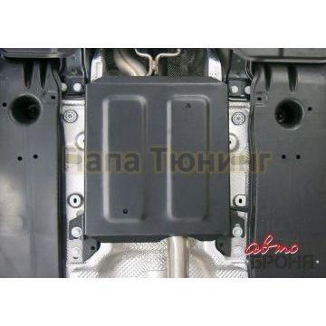 Защита заслонки системы выпуска ОГ Автоброня для 2,0D сталь 2 мм для Skoda Kodiaq 2017-